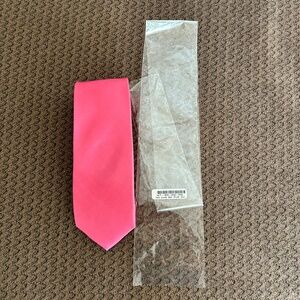 Brent Morgan Necktie Tie Hot Pink Handmade 100% Silk 3" 57" New in Packaging